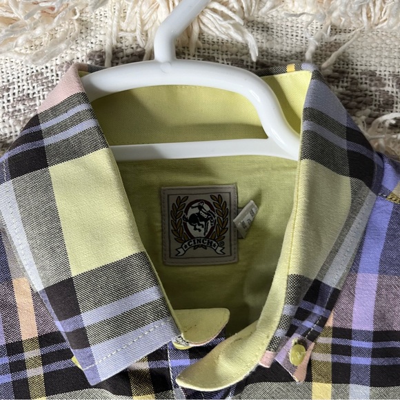 Cinch Plaid Multicolor Rodeo Shirt Size XS - Picture 5 of 5